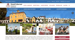 Desktop Screenshot of hotelcabernet.hu